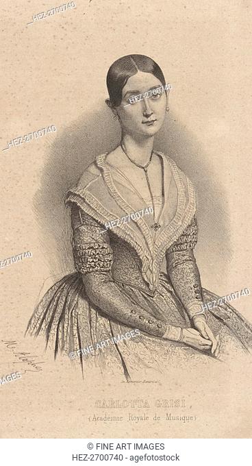 Ballet dancer Carlotta Grisi (1819-1899), Early 1840s