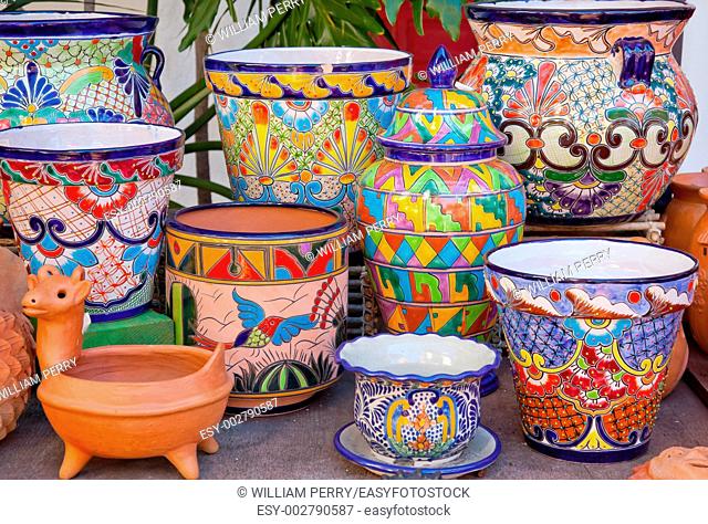 Mexican Pots and Decorations Old San Diego Town California