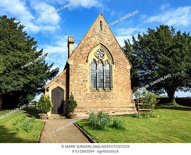 Church of England Church of St John a Former Wesleyan Chapel at Minskip near Boroughbridge Yorkshire England