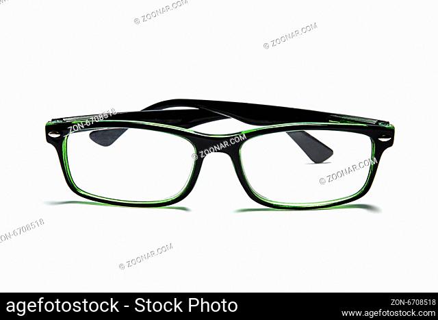 reading glasses isolated on white