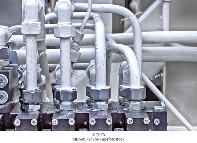 pipes in industrial plant