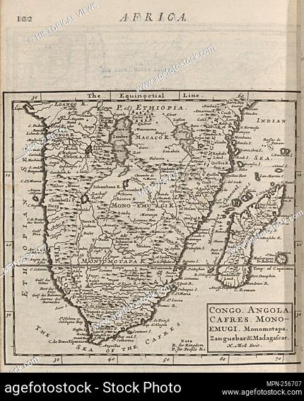 Congo. Angola. Cafres. Monoemugi. Monomotapa. Zanguebar & Madagascar. Falconer, Robert (fl. 1700 ) (Associated name) Childe, Timothy (Publisher) Luyts