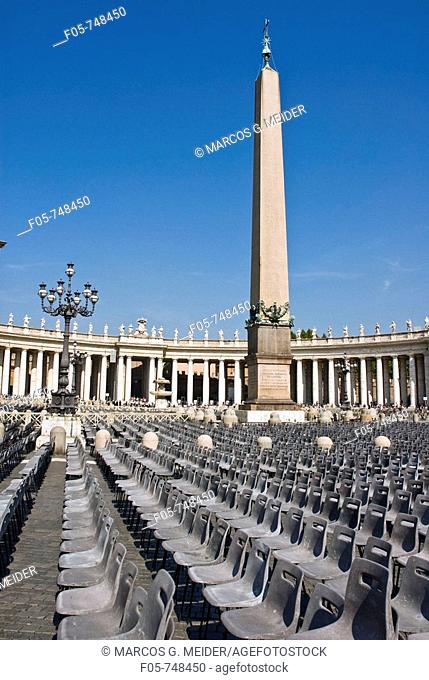 St  Peter's square  The Vatican City, Rome, Lazio, Italy