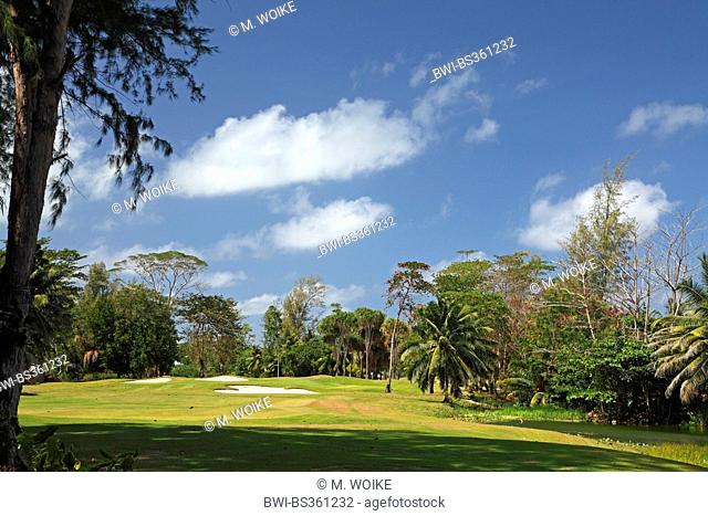 golf course of Lemuria Resort, Seychelles, Praslin