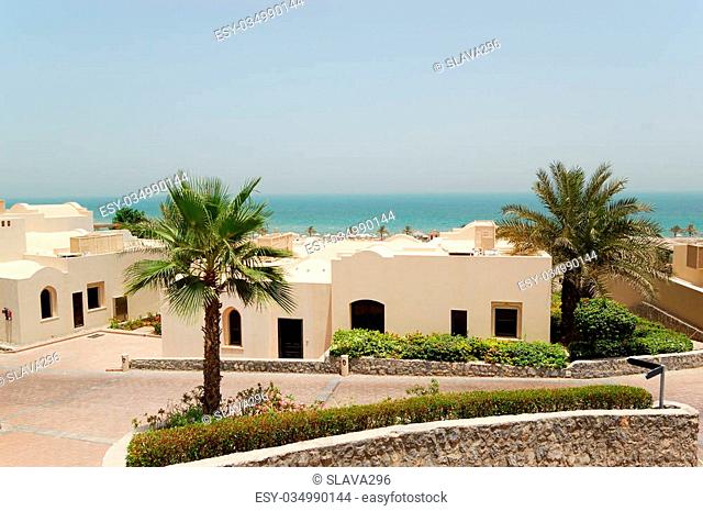 Holliday villas at the luxury hotel and palm, Ras Al Khaimah, UAE