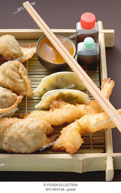 Asian appetiser platter to take away