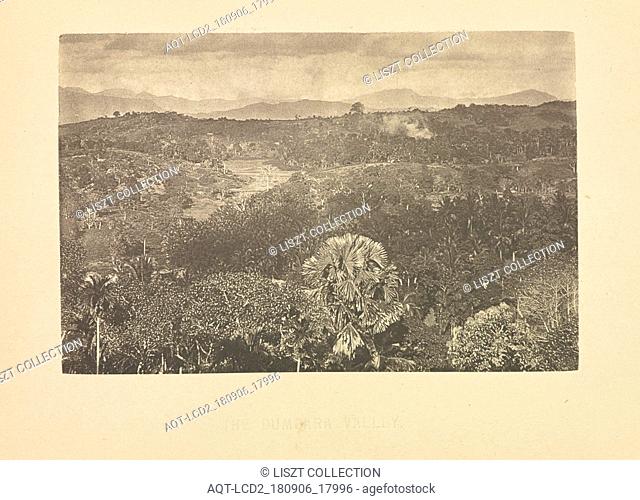 The Dumbara Valley; Henry W. Cave (English, 1854 - 1913); Sri Lanka; about 1890; Photogravure; 5.9 × 9 cm (2 5, 16 × 3 9, 16 in.)