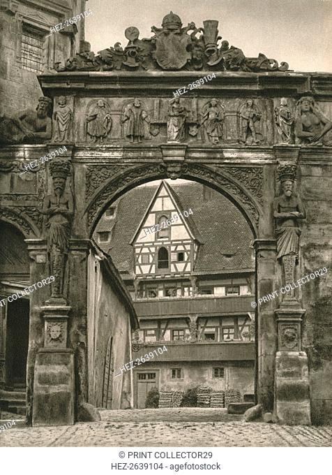 'Bamberg - View of the Old Residence courtyard', 1931. Artist: Kurt Hielscher