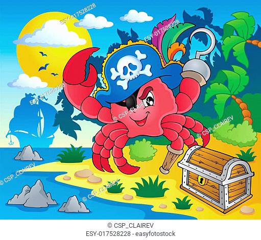 Pirate crab theme image 2