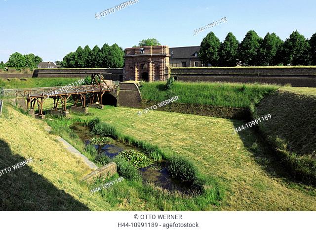 Stronghold in Wesel, Lower Rhine, North Rhine-Westphalia