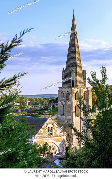 Church Saint-Jean-Baptiste of Langeais, Indre-et-Loire Department, Centre-Val de Loire Region, Loire valley, France, Europe
