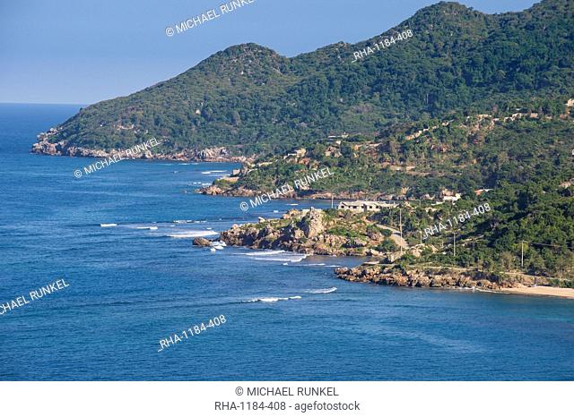 View over the beautiful coastline of Labadie, Cap Haitien, Haiti, Caribbean, Central America