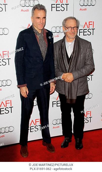 Daniel Day-Lewis and Director / Producer Steven Spielberg at the AFI Fest 2012 closing night gala screening of Lincoln. Arrivals held at Grauman's Chinese...
