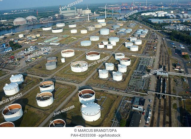 A refinery of Shell with giant oil tanks located on the premise is pictured in Hamburg-Harburg at the harbour of Hamburg, Germany, 22 August 2013