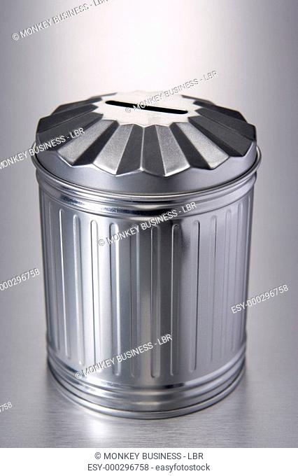 Tin Trash Can