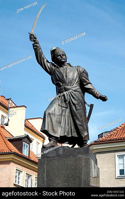 Monument to Jan Kilinski in Warsaw