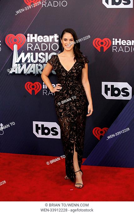 Celebrities attend 2018 iHeartRadio Music Awards at The Forum. Featuring: Donna Farizan Where: Los Angeles, California, United States When: 11 Mar 2018 Credit:...