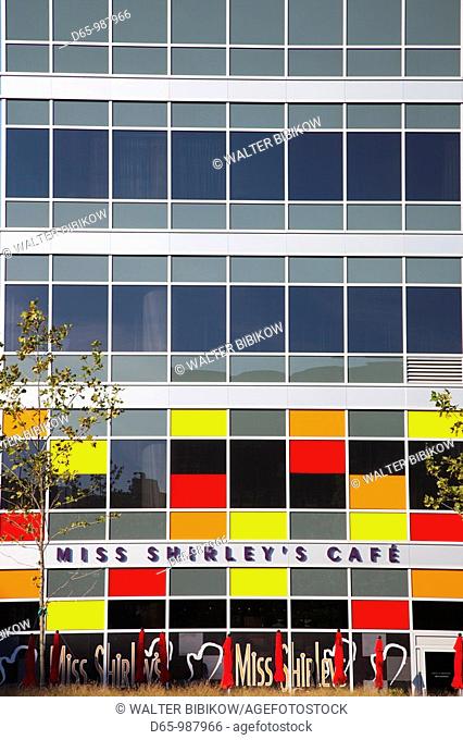 USA, Maryland, Baltimore, downtown buildings, Miss Shirley's Cafe