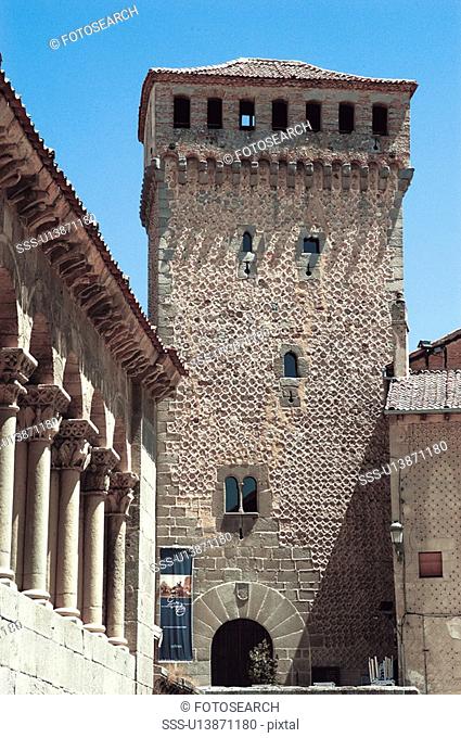 Spain, Castilla leon, Segovia, City, Architecture, Turret, Tower