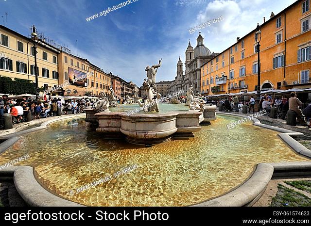Fountain in Piazza Navona, Rome