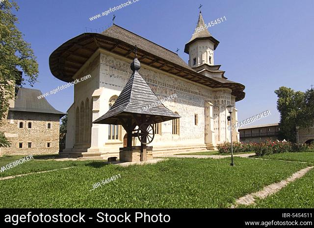 Monastery Church of St. Nicholas, Probota, South Bukovina, Republic of Moldova, Romania, Moldova, Europe