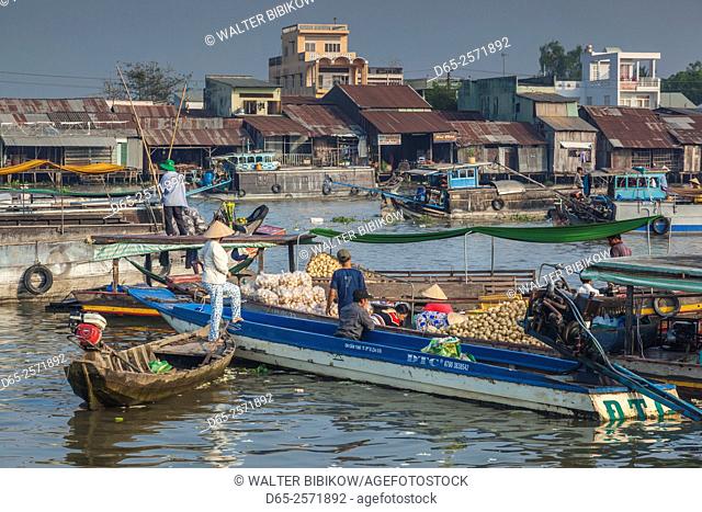 Vietnam, Mekong Delta, Cai Rang, Cai Rang Floating Market