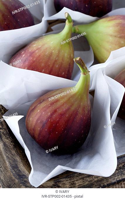 Fresh Figs On Parchment Paper
