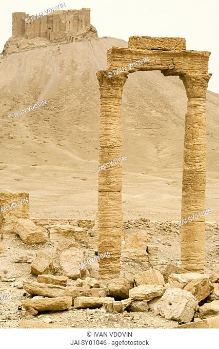 Qalaat Ibn Maan castle and Palmyra, Syria