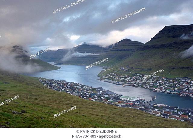 Klaksvik, Bordoy Island, Nordoyar, Faroe Islands Faroes, Denmark, Europe