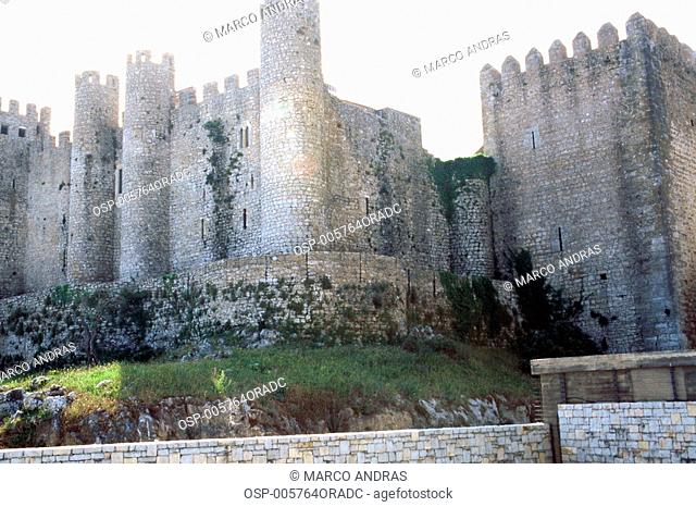 a portuguese castle with old architecture facade