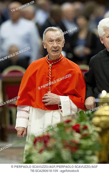 Cardinal Luis Francisco Ladaria Ferrer during the Ordinary Concistory, St. Peter Basilica, Vatican City, ITALY-28-06-2018   Journalistic use only