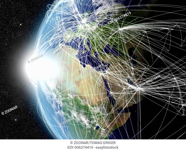 Network over EMEA region