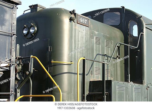 Steam engine locomotive