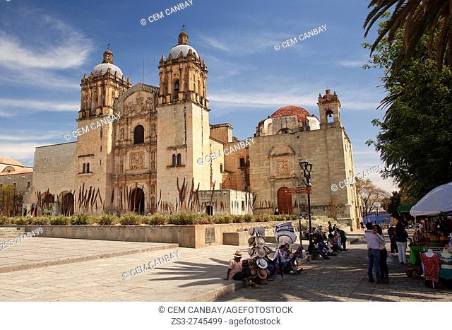 View to the Santo Domingo Church in the historic center, Oaxaca, Oaxaca State, Mexico, Central America