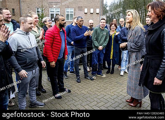 Queen Maxima of The Netherlands at De Wending in Ugchelen, on January 8, 2020, an institution for addiction treatment and recovery counseling of the Salvation...