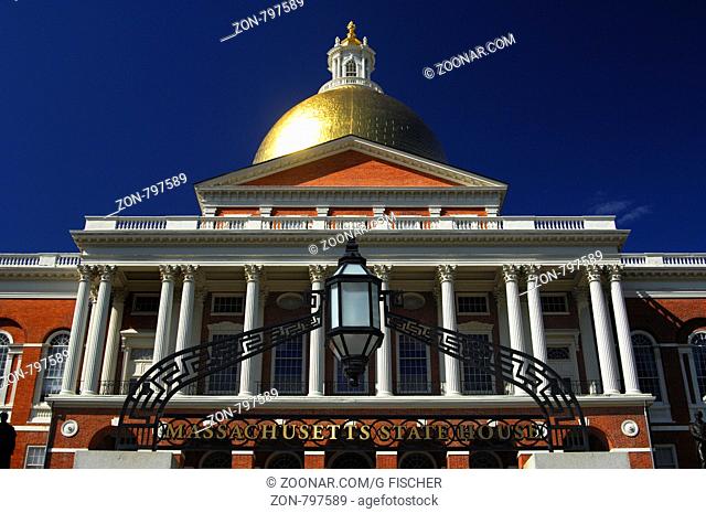 Massachusetts State House, Boston, Massachusetts, USA / Massachusetts State House, Boston, Massachusetts, USA