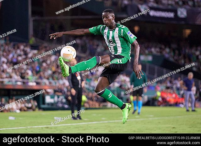 Seville, Spain. 15h, September 2022. Luiz Henrique (11) of Real Betis seen during the UEFA Europa League match between Real Betis and Ludogorets at Estadio...
