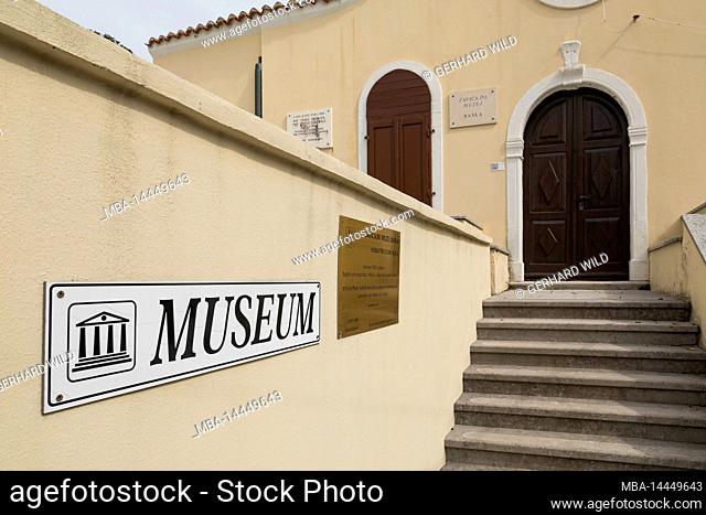 Museum of local history, Baska resort, Krk Island, Kvarner Bay, Primorje-Gorski kotar County, Croatia, Europe