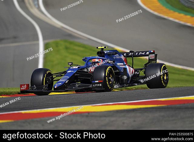 27.08.2021, Circuit de Spa-Francorchamps, Spa-Franchorchamps, FORMULA 1 ROLEX BELGIAN GRAND PRIX 2021, in the picture Esteban Ocon (FRA # 31), Alpine F1 Team
