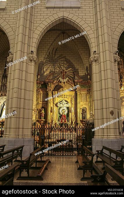Madrid, Comunidad de Madrid, Spain, Europe. . Iglesia de Santa Cruz (Holy Cross Church), 1889-1902. Chapel of Saint Lucy and Saint James (Capilla de Santa Lucia...