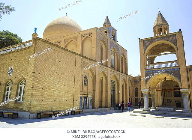 Exterior view of the Vank Cathedral or Holy Savior Cathedral. New Julfa district. Isfahan, Iran. Asia