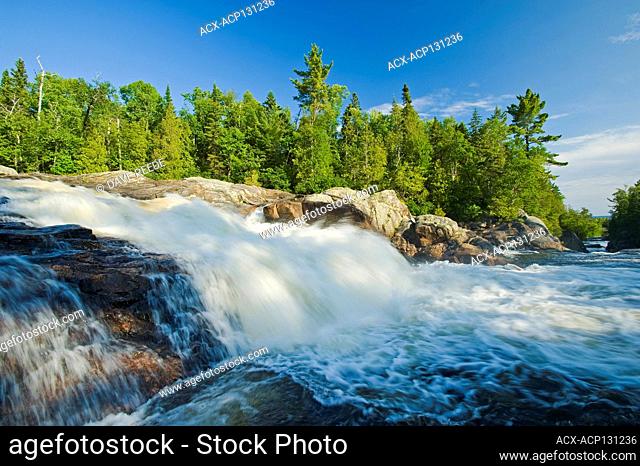 waterfalls, Sand River, Lake Superior Provincial Park, Ontario, Canada