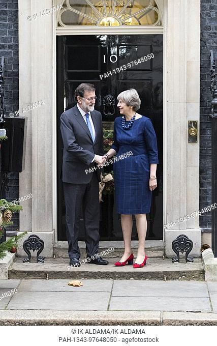 President of Spain Mariano Rajoy visits PM Theresa May at 10 Downing Street. London, UK. 05/12/2017 | usage worldwide. - London/United Kingdom of Great Britain...