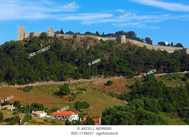 Sesimbra Castle, Sesimbra, Setubal district, Serra de Arrabida, Lisbon coast, Portugal, Europe