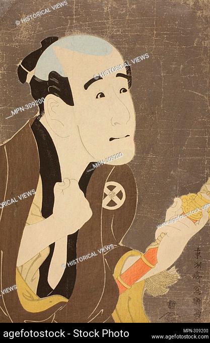 Author: Tshsai Sharaku. The actor Otani Tokuji I as manservant Sodesuke - 1794 - Toshusai Sharaku -Z T Japanese, active 1794-95