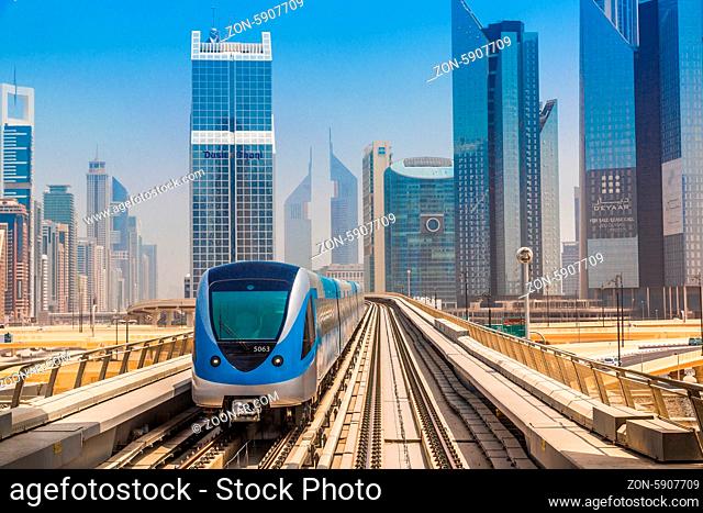 DUBAI, UAE - NOVEMBER 14 - The construction cost of the Dubai Metro project has shot up by about 80 per cent from the original US$ 4
