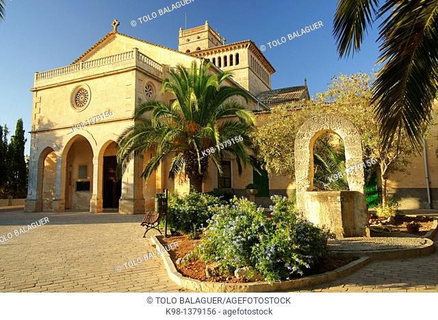 Parish Church of Our Lady of Atocha XVI century Ariany Mallorca Illes Balears Es Pla Spain