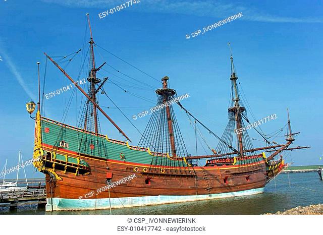 VOC galleon in the Netherlands