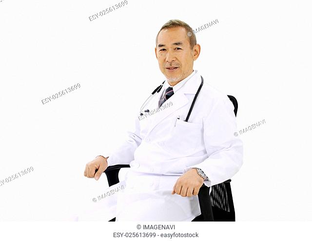 Doctor sitting on chair