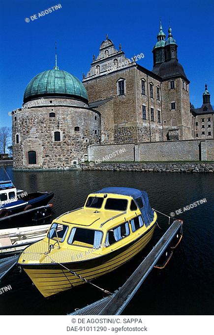 Vadstena castle, built by Gustav I Vasa in 1545, Ostergotland, Sweden, 16th century